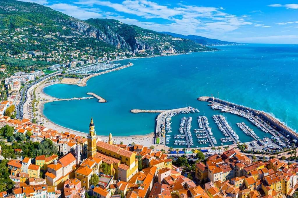 Riviera Prestige - Front De Mer - Terrasse - Parking Roquebrune-Cap-Martin Buitenkant foto